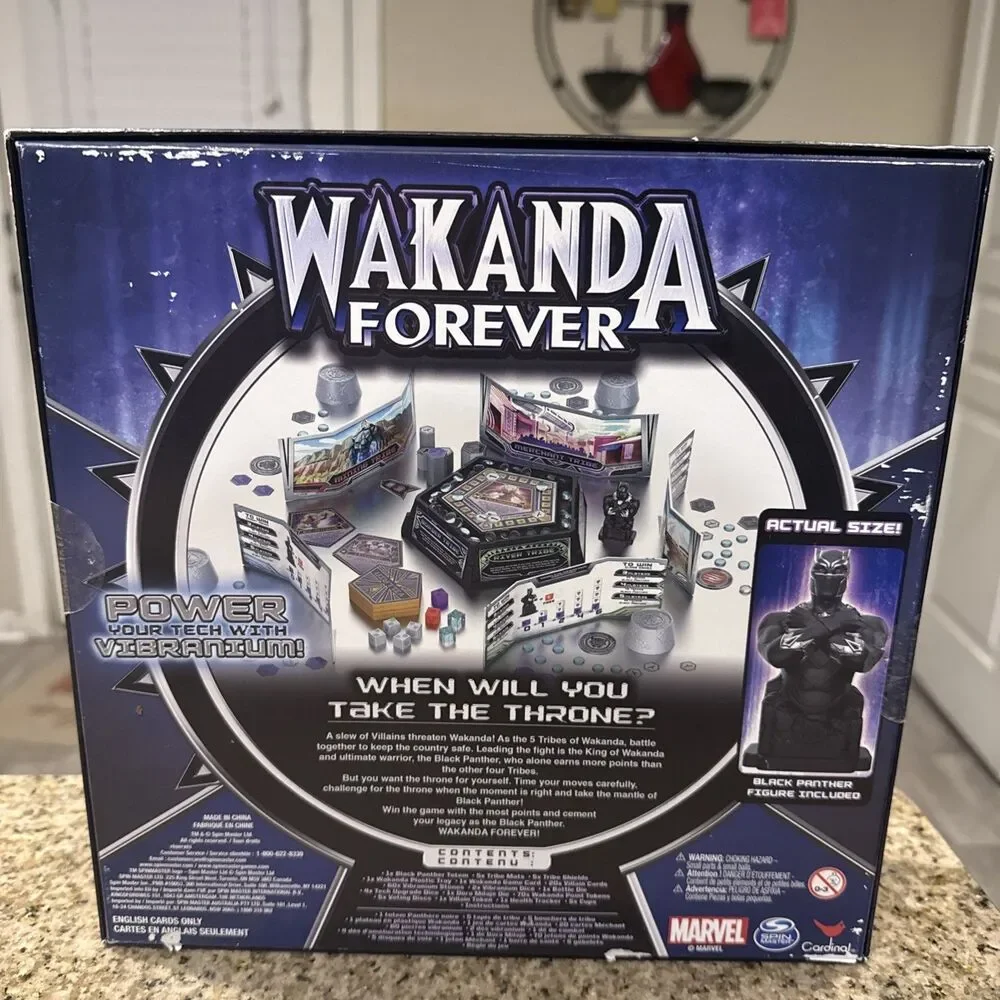 Marvel Black Panther Wakanda Forever Board Game Complete 2022 - New Sealed